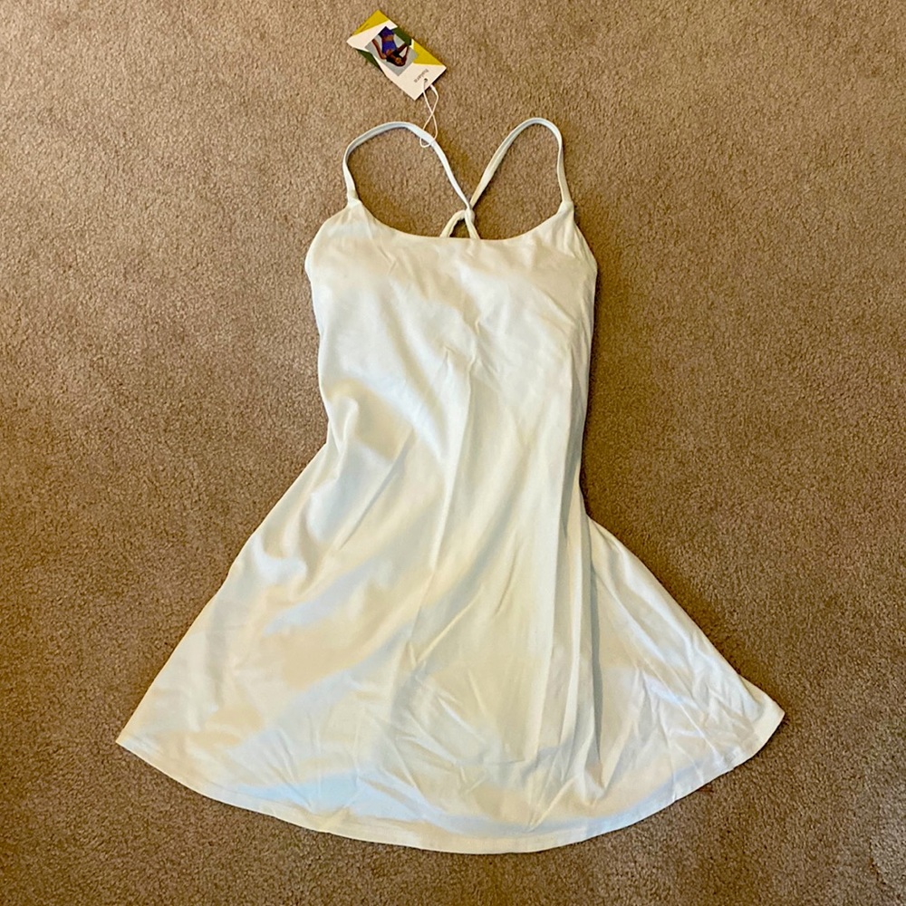 Halara small white tennis dress